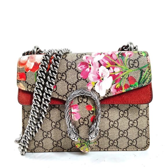 Gucci Handbags - (R748) Gucci Dionysus Bag Flora Print GG Coated Canvas Mini